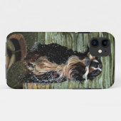 バーニーズ・マウンテン・ドッグのiphone 5の場合 Case-Mate iPhoneケース (裏面(横))