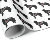 バーニーズ・マウンテン・ドッグ愛 ラッピングペーパー (ロールコーナー)