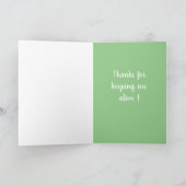 バーニーズ・マウンテン・ドッグ 父の日 カード (内部)