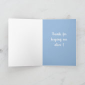 バーニーズ・マウンテン・ドッグ 父の日 カード (内部)