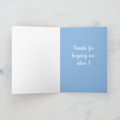 バーニーズ・マウンテン・ドッグ 父の日 カード (内部)