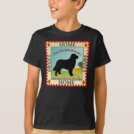 バーニーズ・マウンテン・ドッグ Tシャツ (正面)