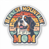 バーニーズ・マウンテン・ママ: 愛とスタイルが交差する場所 シール (正面)