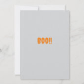 バーニードゥードル犬のパイレーツハロウィンコスチュームパーティー 招待状 (裏面)