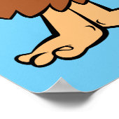 バーニー瓦礫とフレッド・フリントストーン ポスター (角)