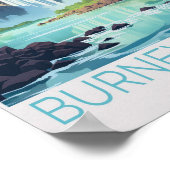 バーニー秋カリフォルニアトラベルポスター ポスター (角)