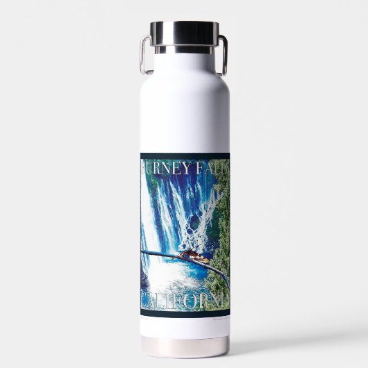 バーニー秋CAポスター ウォーターボトル (正面)