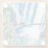 バーニー秋CAポスター ガラスコースター (裏面)