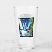 バーニー秋CAポスター タンブラーグラス (正面)