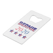 バーニー2020米国 クレジットカード栓抜き (正面アングル)