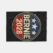 バーニー2028サンダースは正しい民主主義の抵抗だった フリースブランケット (正面(横))