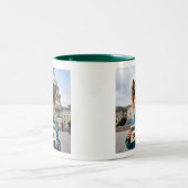 バーニー・サンダースは私のヒーロー ツートーンマグカップ (中央)