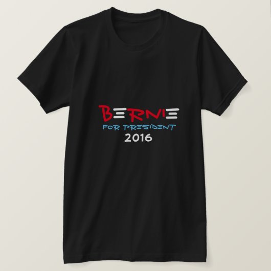 バーニー・サンダース大統領 Tシャツ (デザイン正面)
