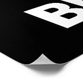 バーニー・サンダース生まれ – バーンへ – 政治ユーモア ポスター (角)