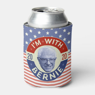 バーニー・サンダース2020年民主党写真レトロ 缶クーラー