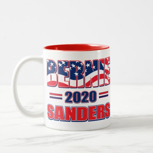 バーニー・サンダース2020 ツートーンマグカップ (左)