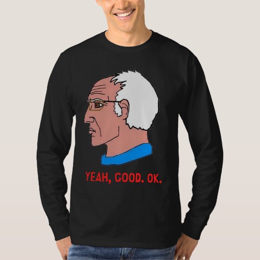 バーニー・サンダース いいね。オーケー Tシャツ (正面)