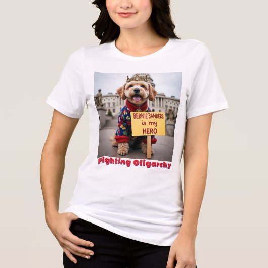 バーニー・サンダーズ・ロック トライブレンドTシャツ (正面)