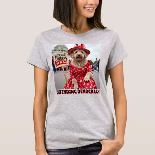 バーニー・サンダーズ・ロック Tシャツ (正面)