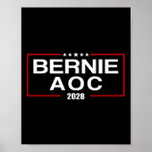 バーニーAoc 2028バーニーサンダースアレキサンドリアコルテスP ポスター (正面)