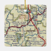 バーニーCAヴィンテージマップ セラミックオーナメント (裏面)