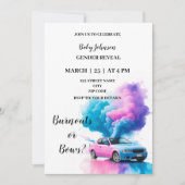 バーヌウトまたは弓をテーマにしたジェンダーの明け方 招待状 (正面)