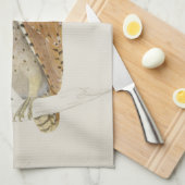 バーヌクロウ素朴なヴィンテージ自然イラストレーション キッチンタオル (四つ折り)