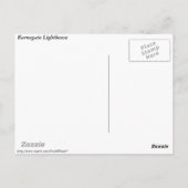 バーネガットライトハウスポストカード ポストカード (裏面)