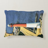 バーネガットライトハウス、ニュージャージーのアクセント枕 アクセントクッション (裏面)