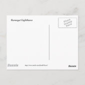 バーネガットライトハウスIVポストカード ポストカード (裏面)