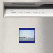 バーネガットライトハウスLBIグリーティングマグネット マグネット (インサイチュ (食洗機))