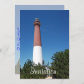 バーネガット灯台：オールド·バーニー 招待状 (正面/裏面)