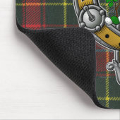バーネットタータンチェック&バッジ マウスパッド (コーナー)