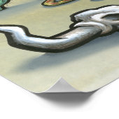 バーネットテキサス州地図ポスター ポスター (角)