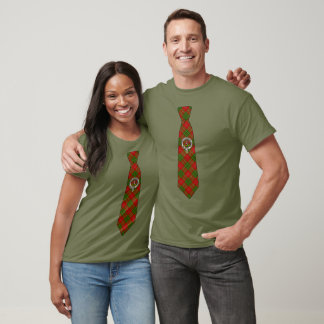 バーネット スコットランド クラン バッジ & タートン ネクタイ Tシャツ