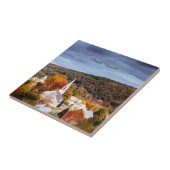 バーネット、バーモント、秋の色 タイル (側面)