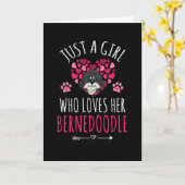 バーネドール好きの贈り物が好きな女の子 カード (黄色い花)