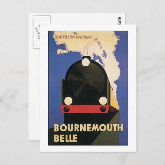 バーネムスベルヴィンテージ旅行ポスター ポストカード (正面/裏面)