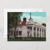 バーノン山ヴィンテージ葉書 ポストカード (正面/裏面)