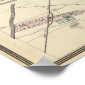 バーノン郡、アルカディアおよびビロクアの地図 ポスター (角)