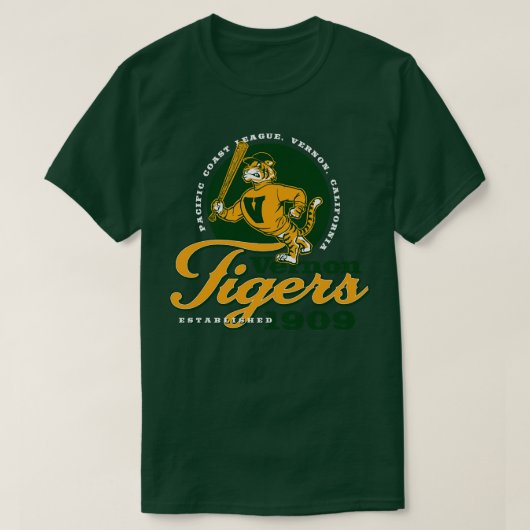 バーノン・タイガース Tシャツ (デザイン正面)