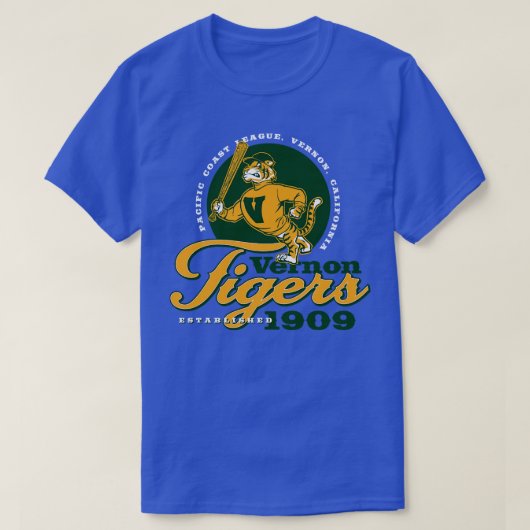 バーノン・タイガース Tシャツ (デザイン正面)