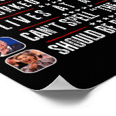 バーハリス失敗トランプPoliticaおもしろいを提起 ポスター (角)