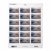 バーハーバーの日の出の船 I ラベル (フルシート)