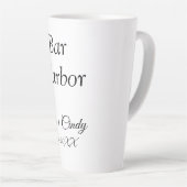 バーハーバーの独身最後の女友達パーティー ウェディング アテンダー カフェラテマグ (右アングル)