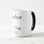 バーハーバーの独身最後の女友達パーティー ウェディング アテンダー モーフィングマグカップ (正面右)