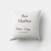 バーハーバーの独身最後の女友達パーティー  花嫁の友人 結婚式 クッション (裏面)