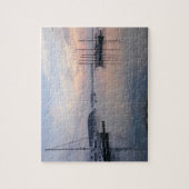 バーハーバーシップアットサンライズI ジグソーパズル (縦)