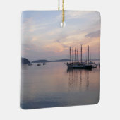 バーハーバーシップアットサンライズI セラミックオーナメント (右)