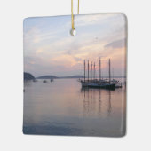 バーハーバーシップアットサンライズI セラミックオーナメント (左)